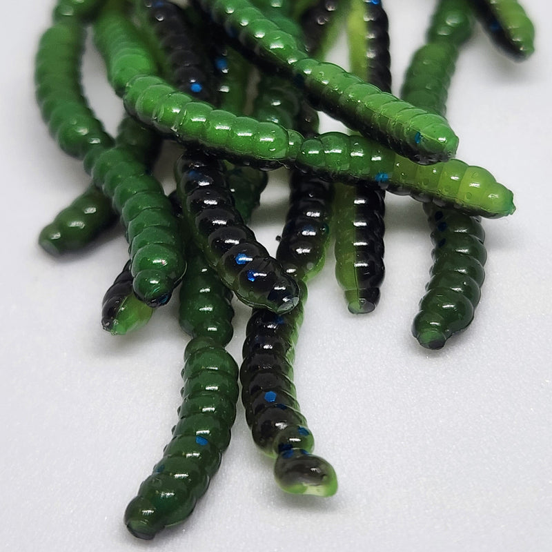 Load image into Gallery viewer, Jar of 0.5&quot; Inch Micro Maggot Fly Larvae &quot;The Apple Maggot&quot;
