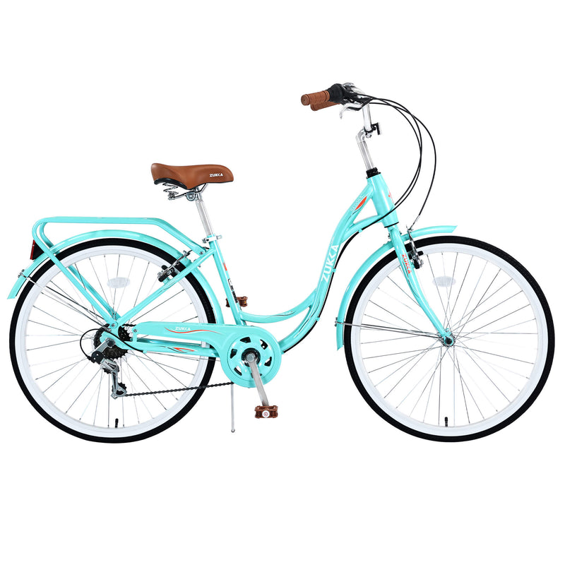 Load image into Gallery viewer, Zukka Cuckoo 26&quot; Beach Cruiser Bike

