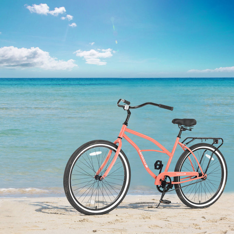 Load image into Gallery viewer, Ecarpat Roowee 26&quot; Beach Cruiser Bike
