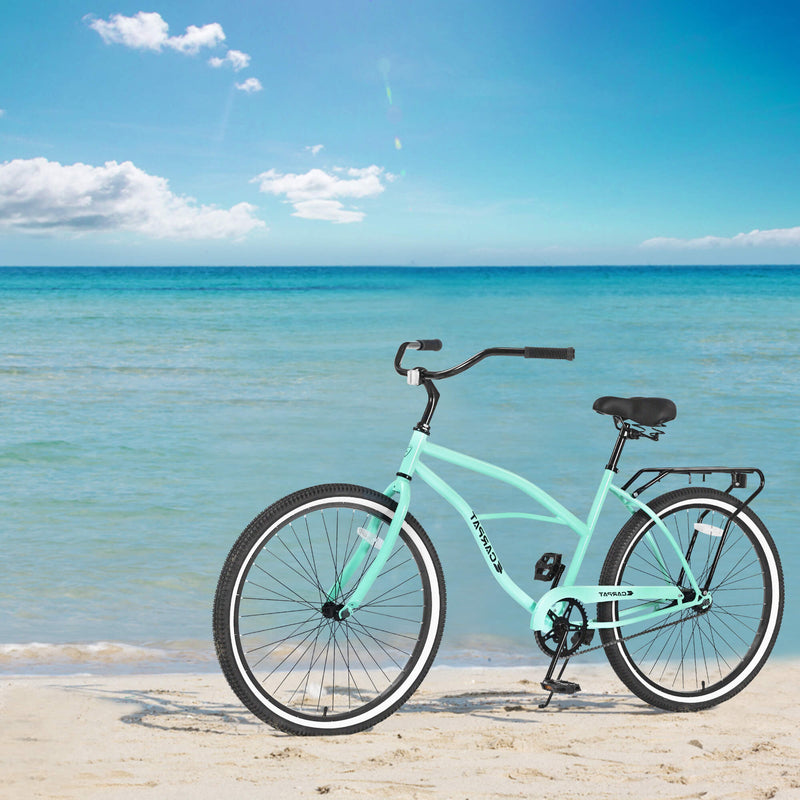 Load image into Gallery viewer, Ecarpat Roowee 26&quot; Beach Cruiser Bike
