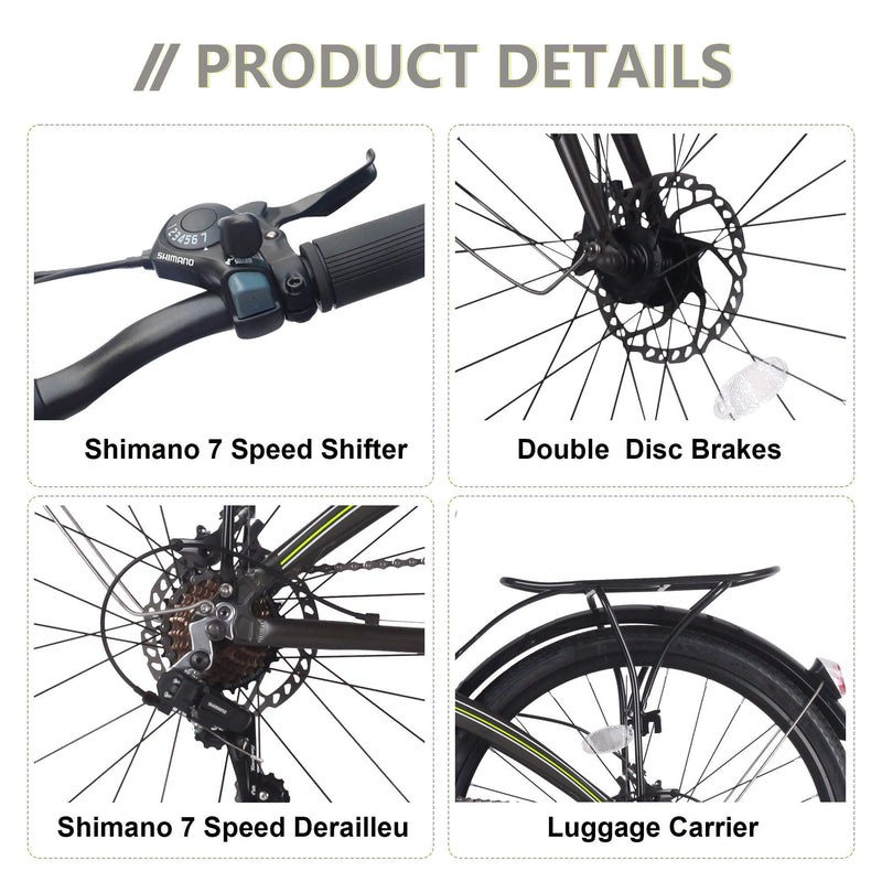 Load image into Gallery viewer, Hycline Meghna 24” Folding Bike
