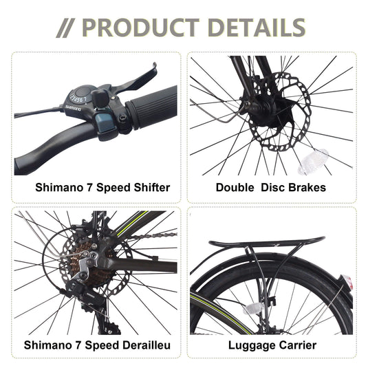 Hycline Meghna 24” Folding Bike