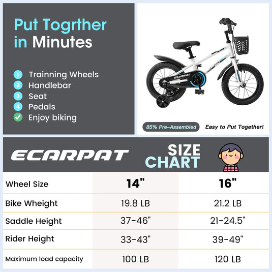 Ecarpat Runster 14" Kid Bike