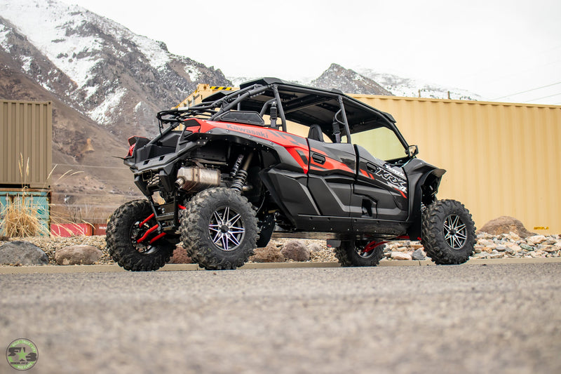 Load image into Gallery viewer, 2020+ Kawasaki KRX 4 1000 FT. Rokblokz UTV Fender Kit, and mud flaps Passenger side
