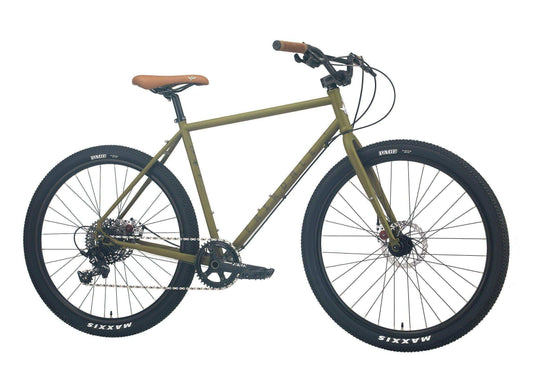 Fairdale Weekender Nomad MX Complete Cruiser Bike - Matte Army Green - Skoutley Outdoors LLC