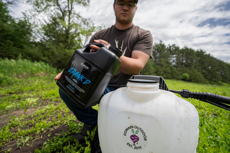 Load image into Gallery viewer, Crank'd™ 3-18-18+ Food Plot Liquid
