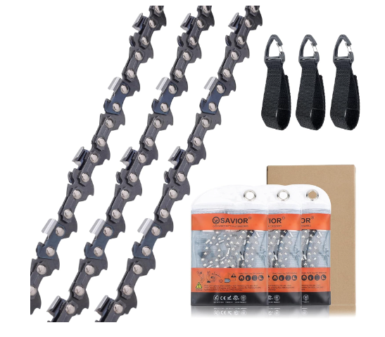 Load image into Gallery viewer, 3 x 35 cm Sägekette 3/8&quot;LP 52 Antriebsglieder 1,1 mm Rückschlagsarme Kette kompatibel mit Makita DUC353, Einhell GP-LC 36/35 Li, Bosch AKE 35-19 S/AKE 35 S, Dolmar, Oregon, Husqvarna und mehr
