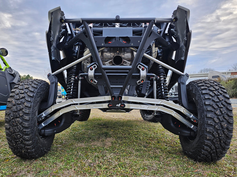 Load image into Gallery viewer, Maverick R Pro Rock High Clearance Billet Radius Rod Kit for use with Double E Rear Sway Bar
