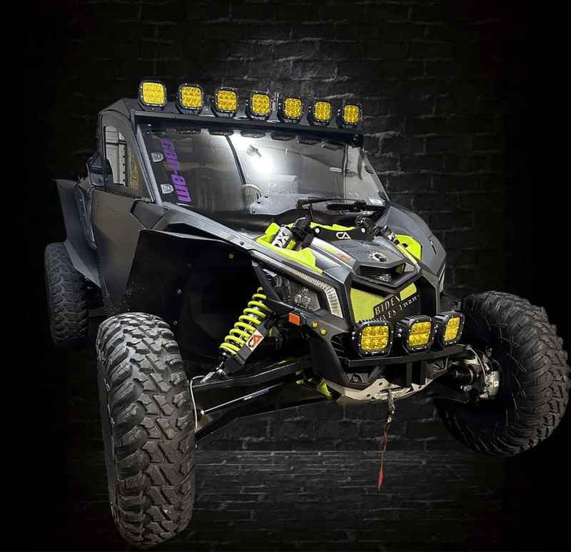 Load image into Gallery viewer, XP-ULTRA Series 5 Inch 132W 15600LM White/Amber LED Pods Driving Light with Amber DRL
