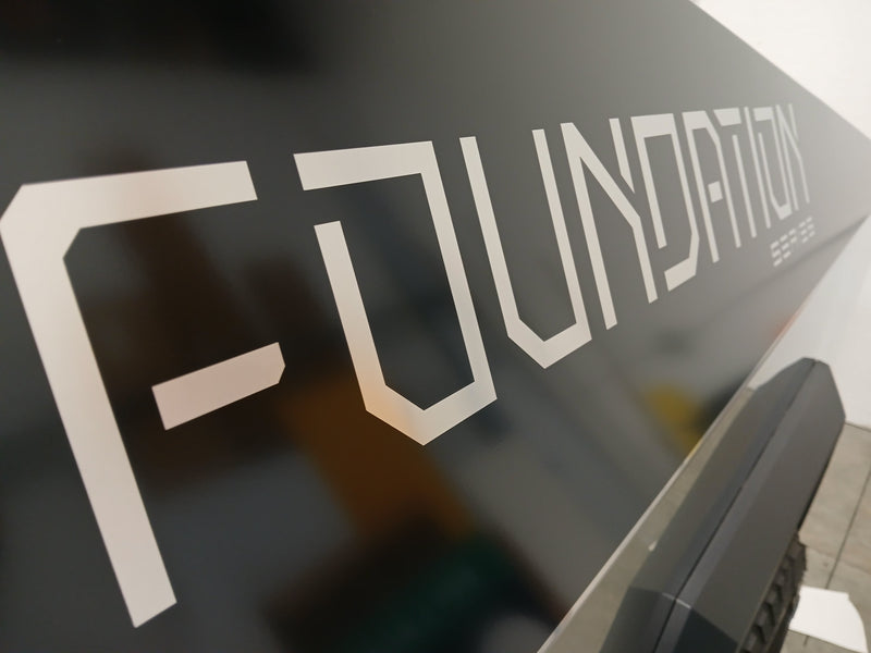 Load image into Gallery viewer, &quot;Foundation Series&quot; Bedside Panel Decals For The 2023-2026 Tesla Cybertruck (x2)
