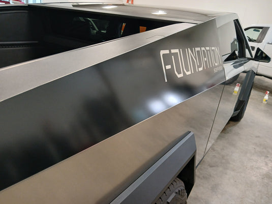 "Foundation Series" Bedside Panel Decals For The 2023-2026 Tesla Cybertruck (x2)