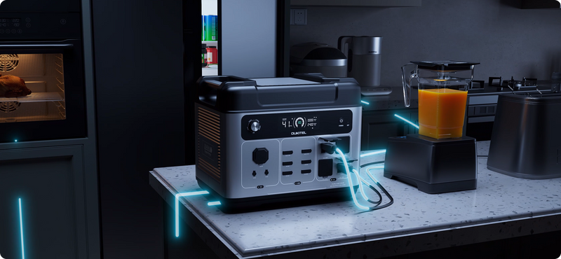 Load image into Gallery viewer, OUKITEL P2001 Plus Portable Power Station 2400W/2048Wh
