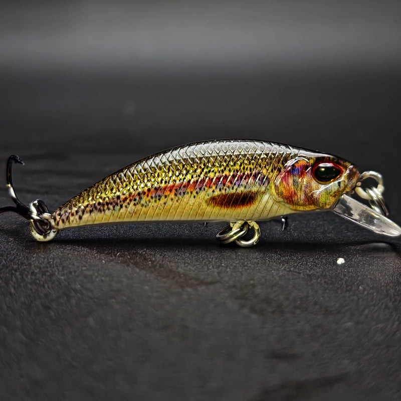 Load image into Gallery viewer, The MOON Shiner – 1.4&quot; Sinking Jerkbait for Creek &amp; River Fishing
