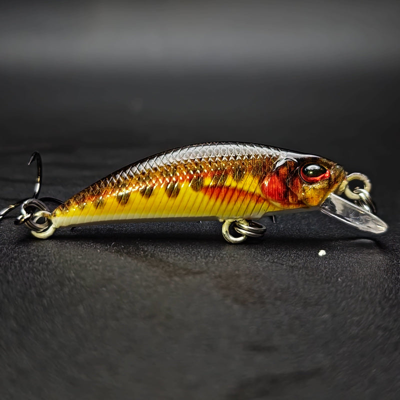 Load image into Gallery viewer, The MOON Shiner – 1.4&quot; Sinking Jerkbait for Creek &amp; River Fishing
