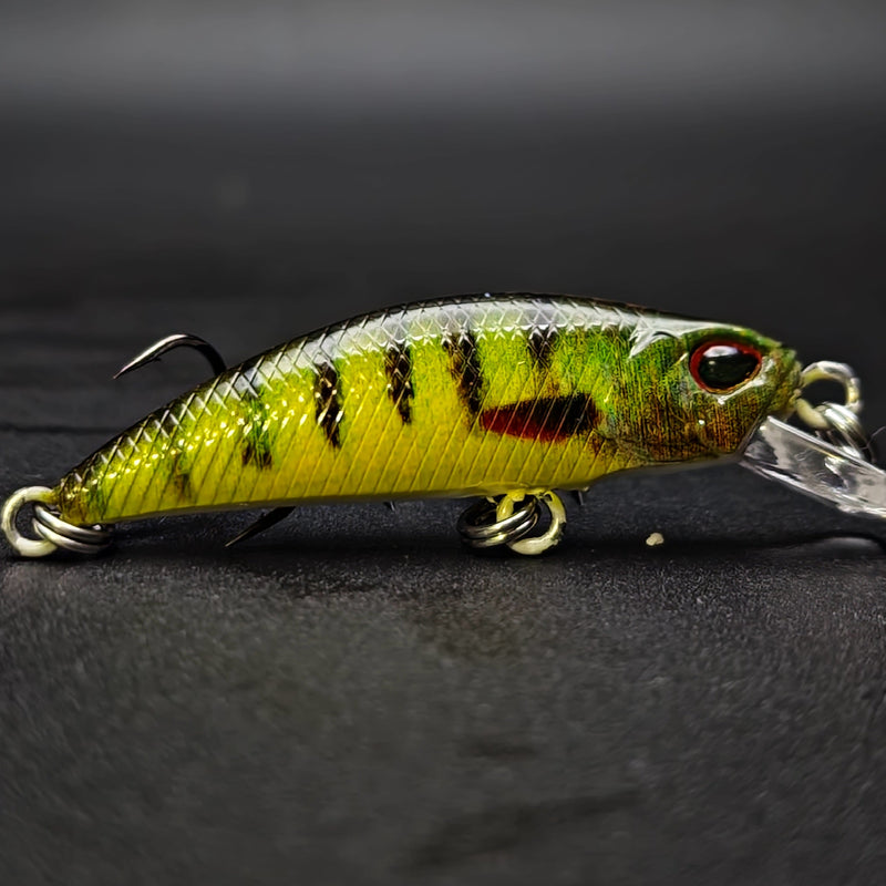 Load image into Gallery viewer, The MOON Shiner – 1.4&quot; Sinking Jerkbait for Creek &amp; River Fishing

