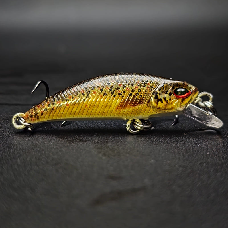 Load image into Gallery viewer, The MOON Shiner – 1.4&quot; Sinking Jerkbait for Creek &amp; River Fishing
