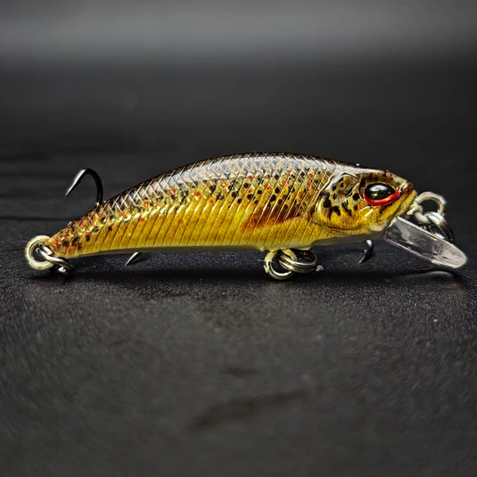 The MOON Shiner – 1.4" Sinking Jerkbait for Creek & River Fishing