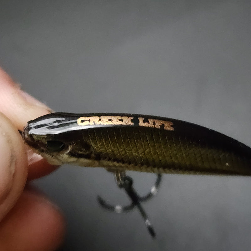 Load image into Gallery viewer, The MOON Shiner – 1.4&quot; Sinking Jerkbait for Creek &amp; River Fishing

