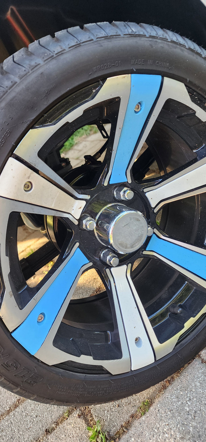 Load image into Gallery viewer, Evolution Golf Cart Wheel Inserts - Fits 14'' Evolution Factory Wheels with Insert
