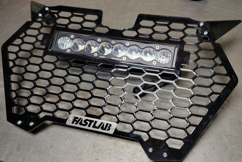 Load image into Gallery viewer, FastLab Can-am Maverick R Grill with S8 Light Bar
