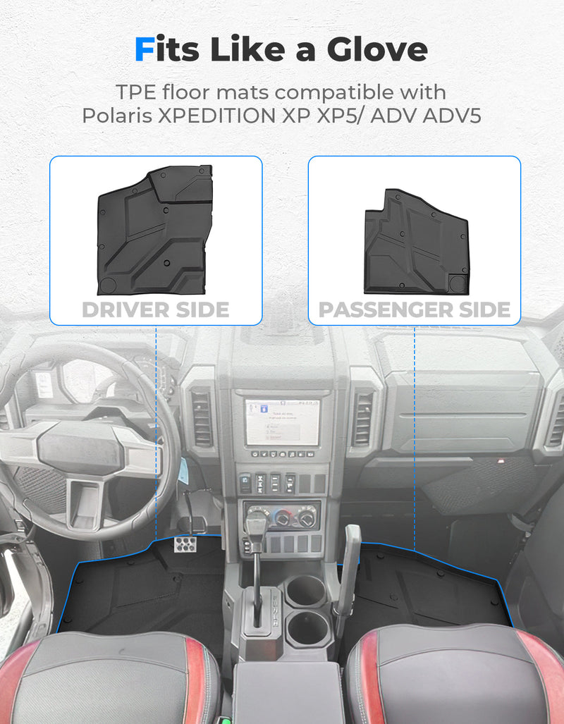 Load image into Gallery viewer, Front TPE Floor Mat for Polaris Xpedition XP/ADV/XP 5/ADV 5 2024+

