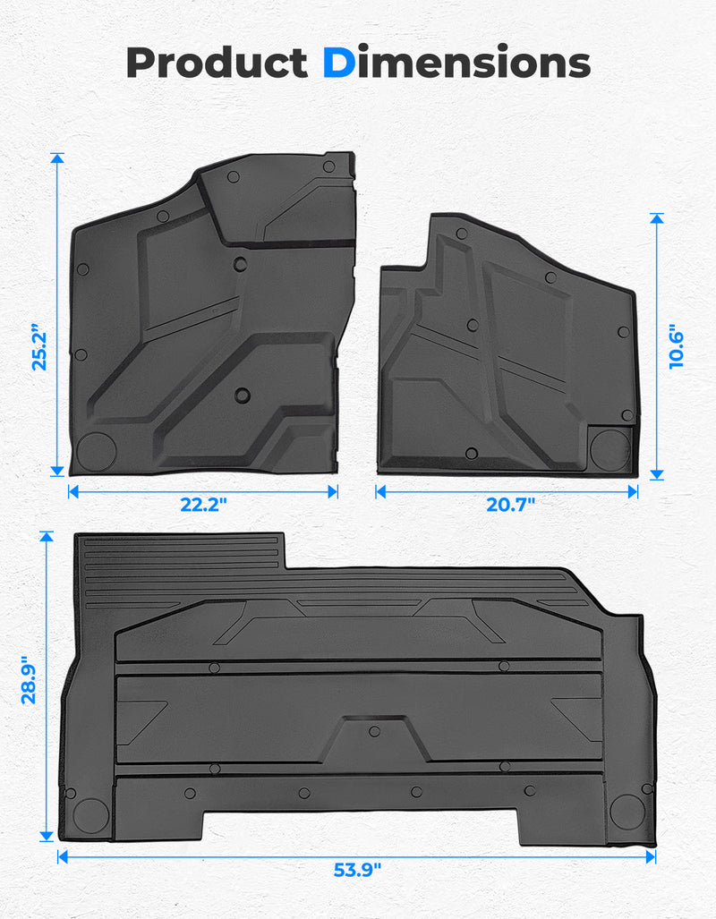 Load image into Gallery viewer, Front and Rear TPE Floor Mat for Polaris Xpedition XP 5/ADV 5 2024+

