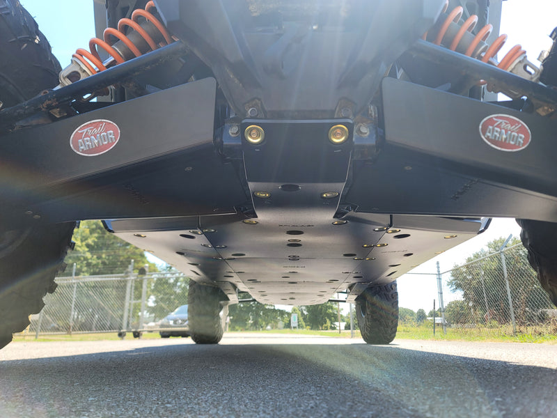 Load image into Gallery viewer, Trail Armor 2024-2025 RZR XP 4 1000 (Sport, Premium, Ultimate) and RZR XP S 4 1000 (Sport, Ultimate) Full Skids with Slider Nerfs
