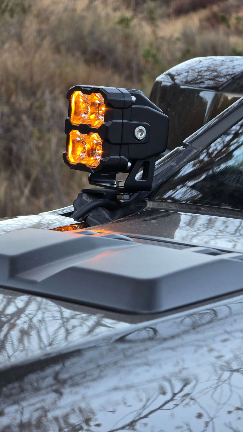 Load image into Gallery viewer, 2024+ Ford Ranger Raptor Hood Mount/Ditch Lights - PRO
