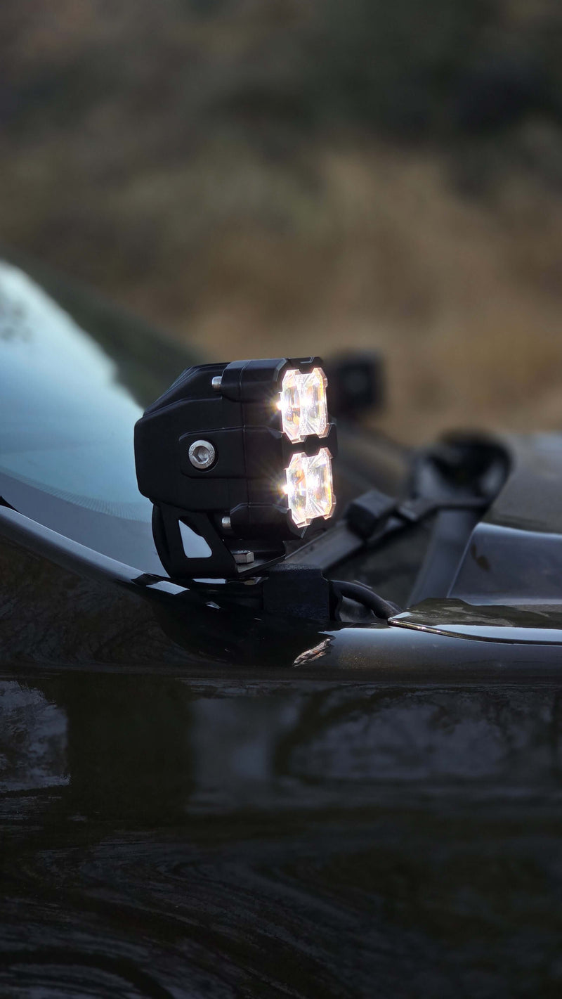 Load image into Gallery viewer, 2024+ Ford Ranger Raptor Hood Mount/Ditch Lights - PRO
