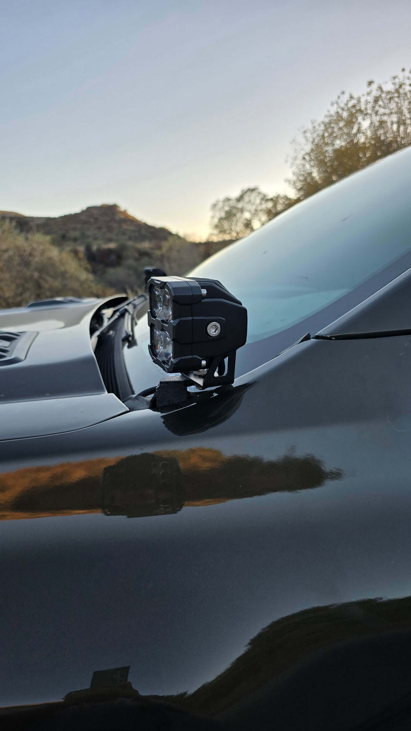 Load image into Gallery viewer, 2024+ Ford Ranger Raptor Hood Mount/Ditch Lights - PRO
