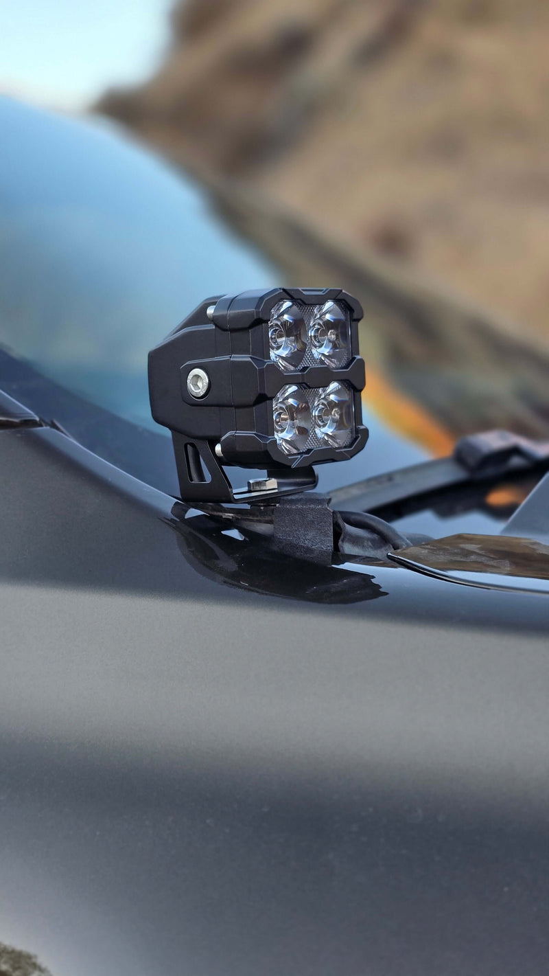 Load image into Gallery viewer, 2024+ Ford Ranger Raptor Hood Mount/Ditch Lights - PRO
