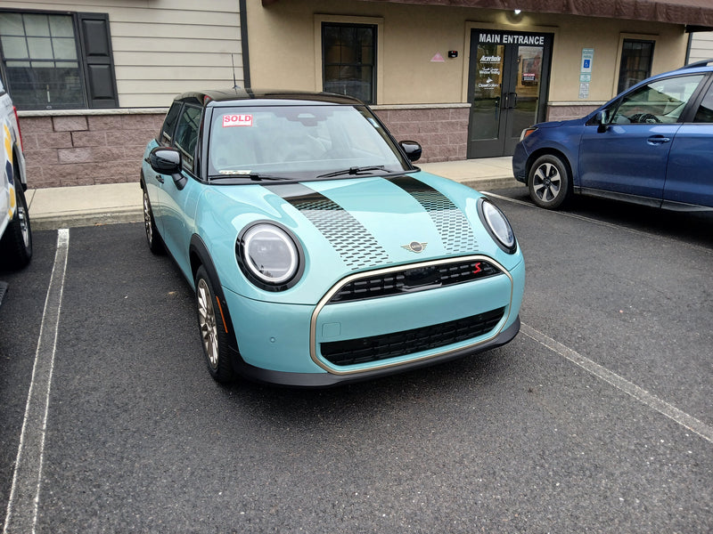 Load image into Gallery viewer, Faded Hood Stripe Decals for 2025-2026 Mini Cooper Sport
