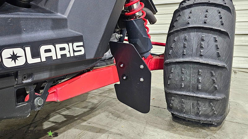 Load image into Gallery viewer, 2024 Polaris RZR XP Featuring Rokblokz Trailing Arm Mud Flaps in black (8)

