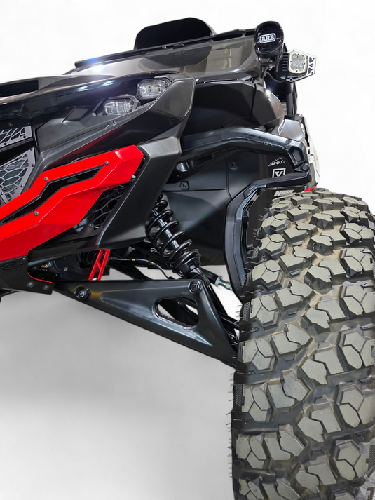 2024+ Can Am Maverick R Billet Tie Rods Anodized Black