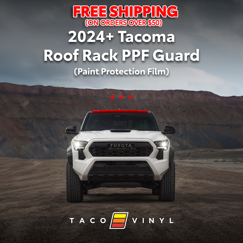 Load image into Gallery viewer, 2024+ Tacoma PPF Roof Rack Guard
