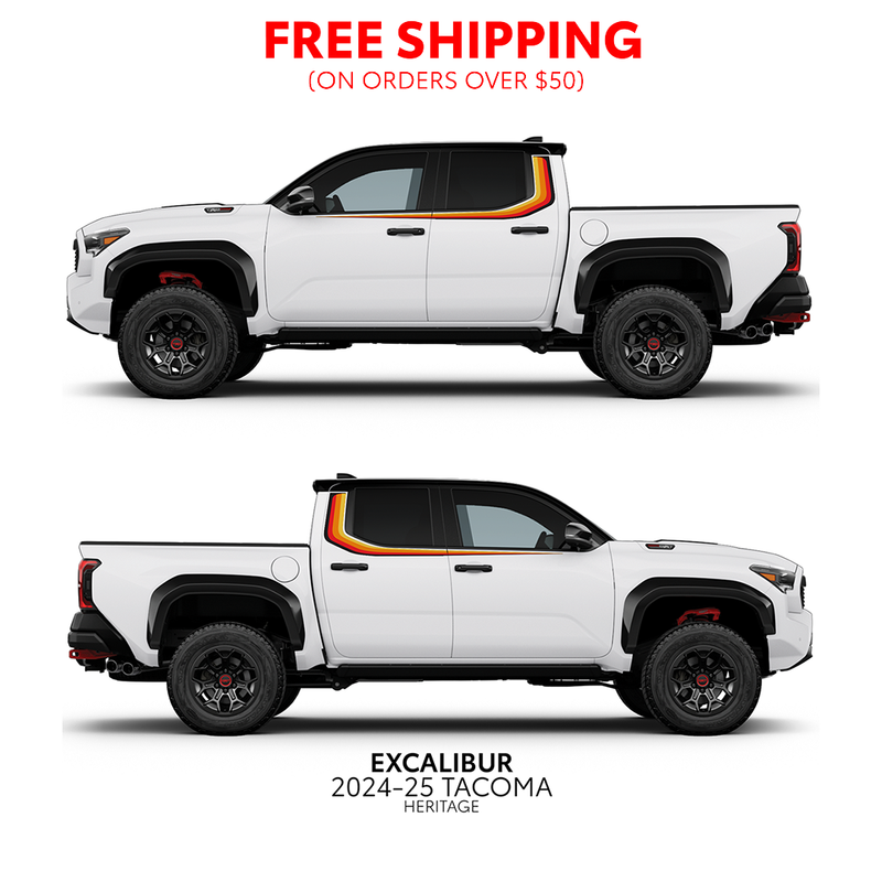Load image into Gallery viewer, 2024+ Tacoma Excalibur Decal Kit
