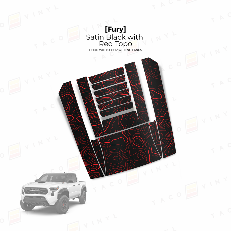 Load image into Gallery viewer, 2024+ Tacoma/2025+ 4Runner Fury Hood Scoop Stamp
