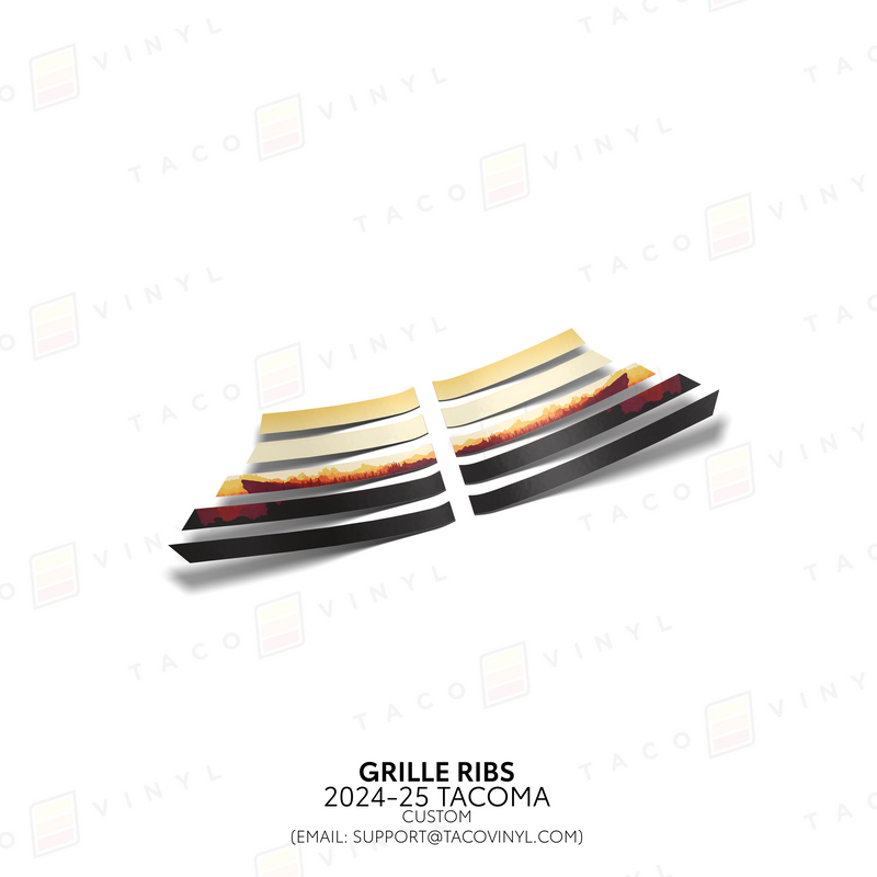 Load image into Gallery viewer, 2024+ Tacoma Glowing Edge Grille Rib Decal
