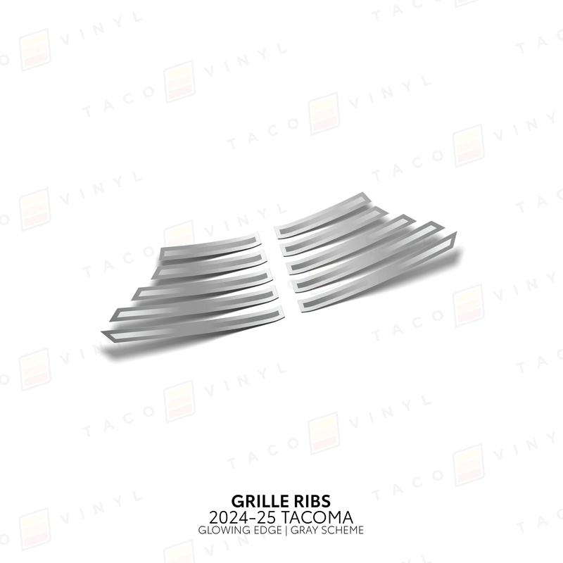 Load image into Gallery viewer, 2024+ Tacoma Glowing Edge Grille Rib Decal
