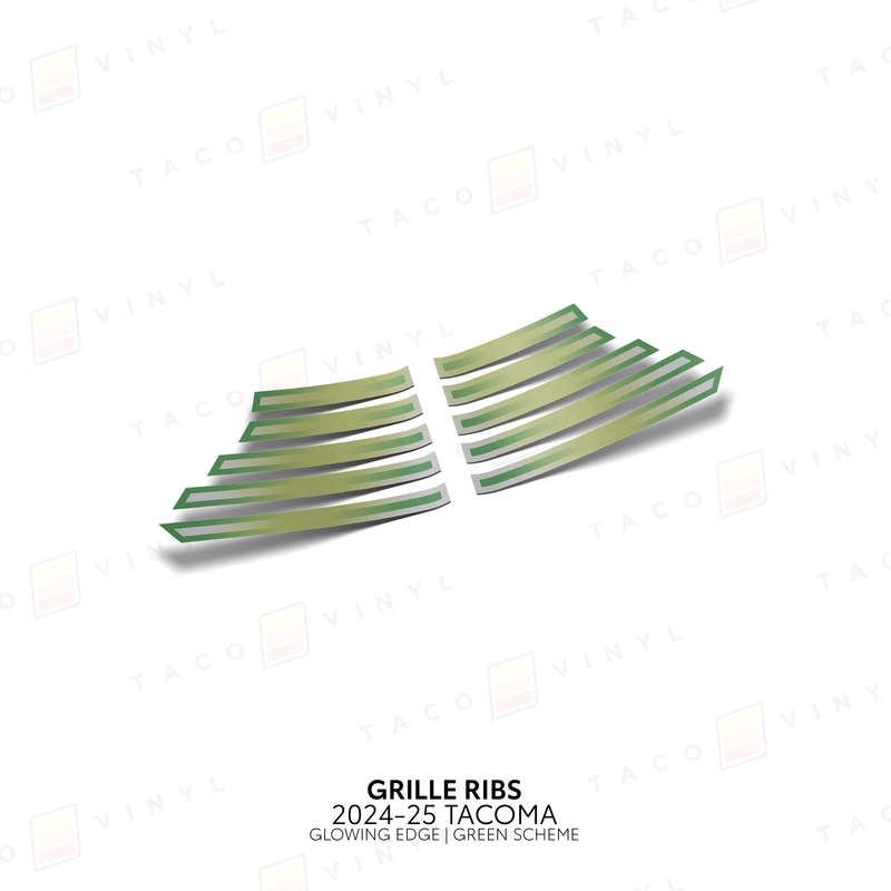 Load image into Gallery viewer, 2024+ Tacoma Glowing Edge Grille Rib Decal
