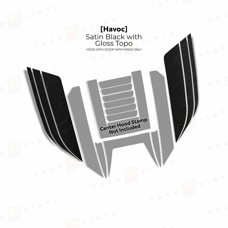 Load image into Gallery viewer, 2024+ Tacoma/2025+ 4Runner Havoc Hood Scoop Stamp
