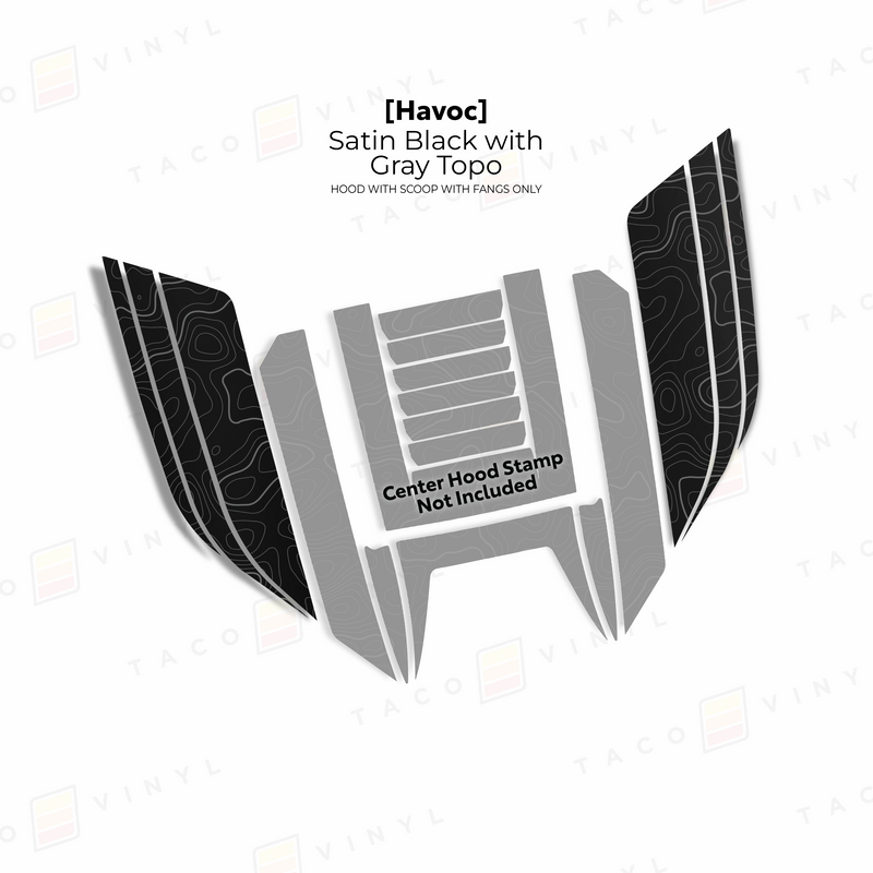 Load image into Gallery viewer, 2024+ Tacoma/2025+ 4Runner Havoc Hood Scoop Stamp
