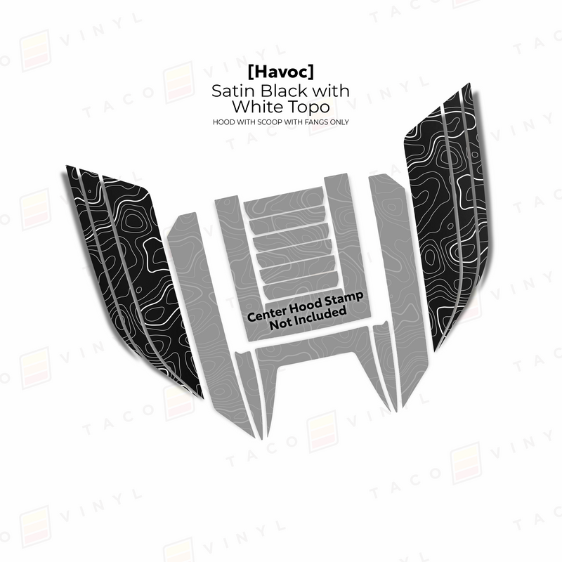 Load image into Gallery viewer, 2024+ Tacoma/2025+ 4Runner Havoc Hood Scoop Stamp
