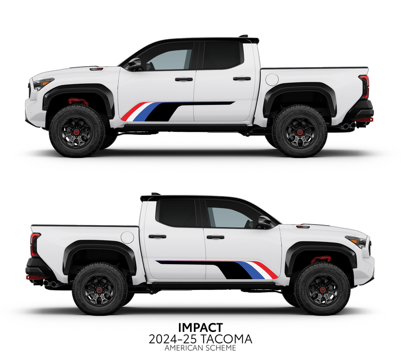 Load image into Gallery viewer, 2024+ Tacoma Impact Rocker Panel Decal Kit
