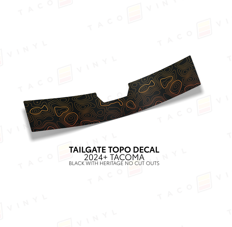Load image into Gallery viewer, 2024+ Tacoma Tailgate Topo Decal
