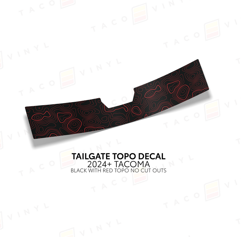 Load image into Gallery viewer, 2024+ Tacoma Tailgate Topo Decal
