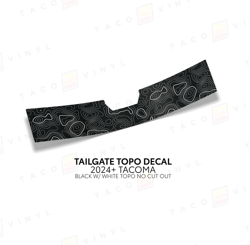 Load image into Gallery viewer, 2024+ Tacoma Tailgate Topo Decal
