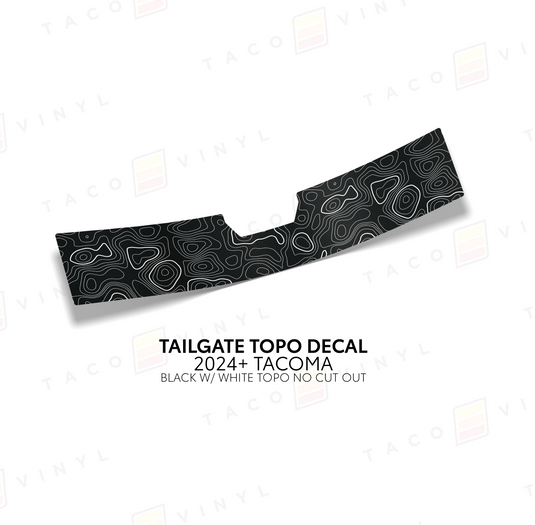 2024+ Tacoma Tailgate Topo Decal