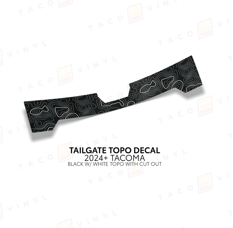 Load image into Gallery viewer, 2024+ Tacoma Tailgate Topo Decal
