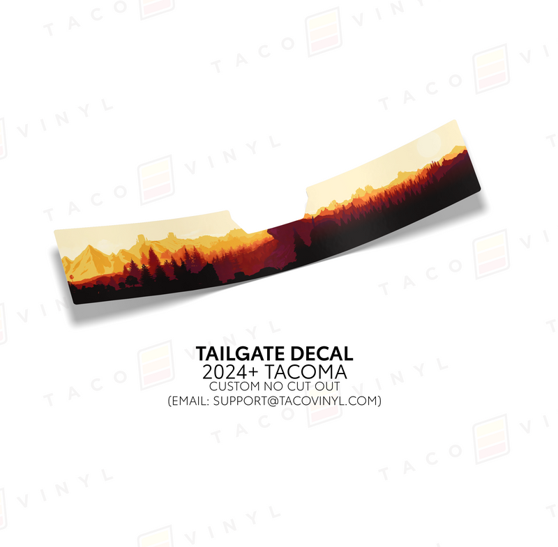 Load image into Gallery viewer, 2024+ Tacoma Tailgate Topo Decal
